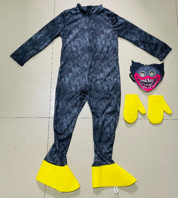 kid Huggy Wuggy Cosplay Costumes Kids Boys Girls Bodysuit Mask Gloves Halloween Carnival Fancy Dress Party 6 1