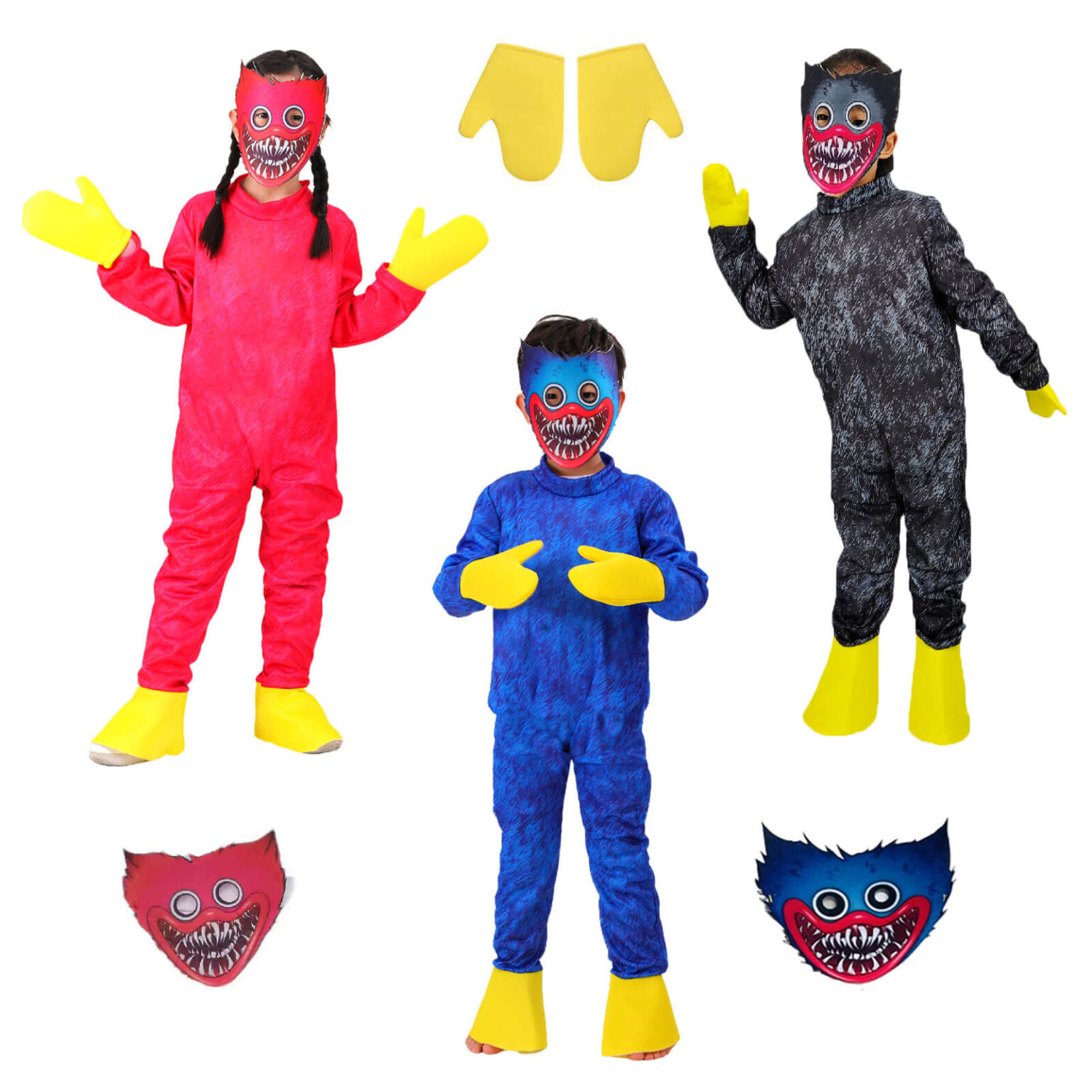 Huggy Wuggy Cosplay Costumes For Kids - Huggy Wuggy Costume